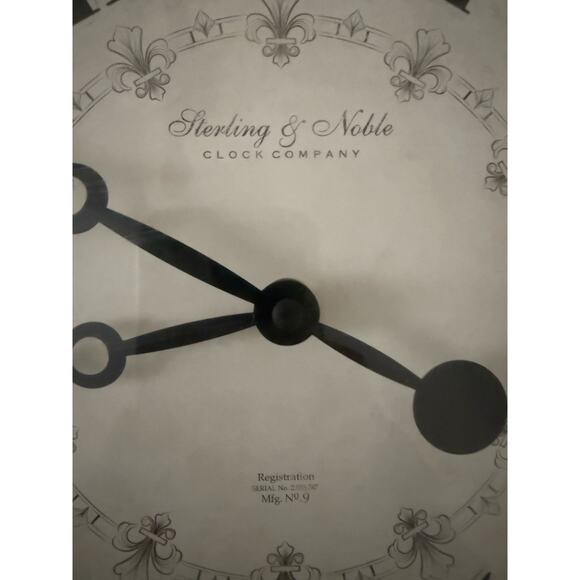 Mainstays 15.5” Round Antique White French Country Analog Wall Clock - Picture 3 of 8